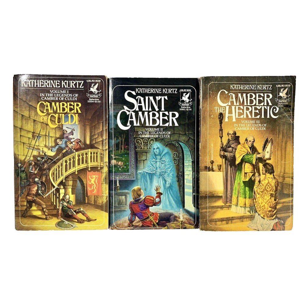 Legends Of Camber Culdi Volumes 1-3 by Katherine Kurtz Vintage Paperbacks